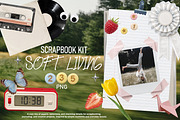 Soft Living Scrapbook Kit PNG, an Object Graphic by DreamoraArt (Thumbnail 1 of 9)