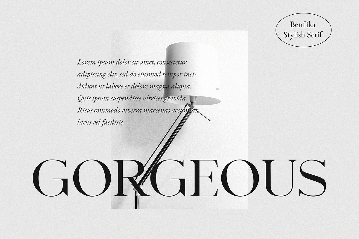 Benfika - Modern Stylish Serif, a Serif Font by TypeLogue (Photo 3 of 5)