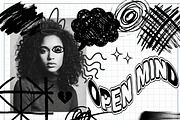 Hand-Drawn Doodles & Graphic Marks, an Object Graphic by DreamoraArt (Thumbnail 10 of 13)