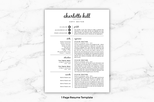 Resume Template/CV - Charlotte