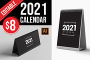 2021 Calendars 2 in 1 - Editable, a Templates & Theme by rix_designs (Thumbnail 1 of 21)
