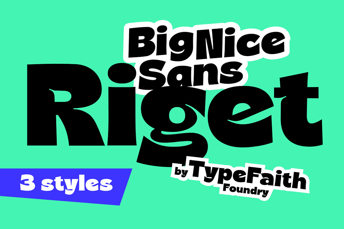 Riget Sans, a Sans Serif Font by TypeFaith Fonts (Photo 1 of 12)