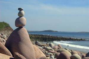 Balance featuring balance, stones, and pebbles