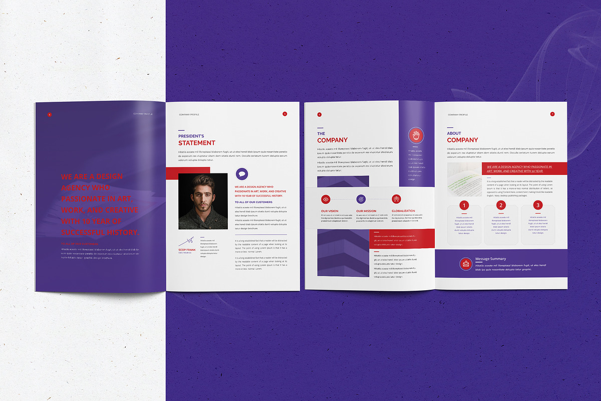 Company Profile, a Brochure Template by WOWPro (Photo 4 of 9)