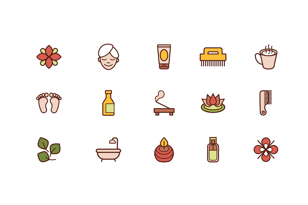 Spa Wellness illustrations Set, an Object Illustration by studiogstock (Photo 4 of 4)