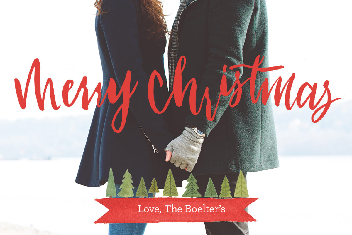 Hand Lettered Christmas Overlays 2, an Illustration by Boelter Design Co (Photo 2 of 6)