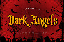Dark Angels - Haunted Display Font