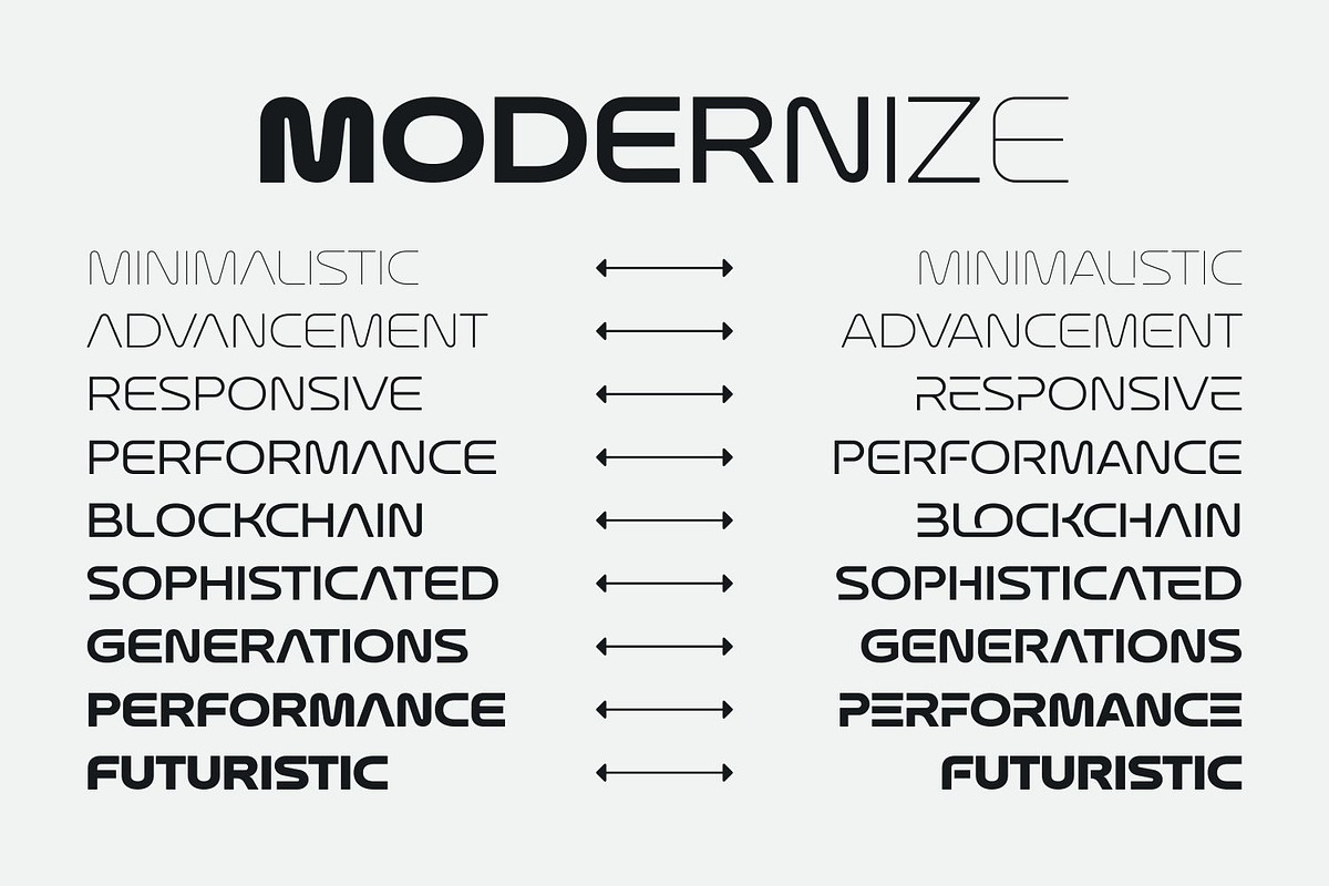 Nemona Font Family, a Sans Serif Font by Asenbayu (Photo 6 of 15)