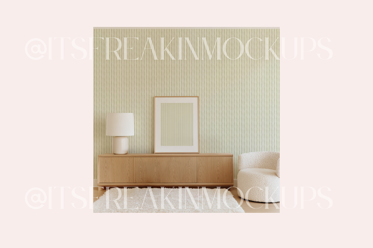 PSD Frame & Wallpaper Mockup, a Household Mockup by ItsFreakinMockups (Photo 6 of 6)