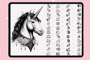 Unicorn Brushes Procreate Photoshop