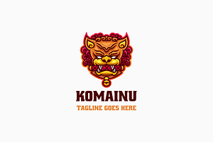Komainu Simple Mascot Logo, a Branding & Logo Template by Artnivora.Std