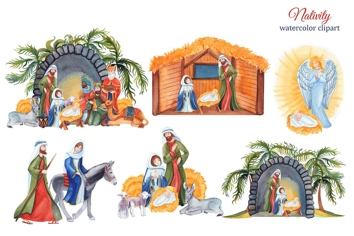 Nativity Christmas, an Illustration by s.yanyeva (Photo 2 of 10)