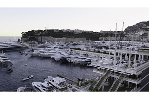 Monaco yacht show exhibiting luxury, a Transportation Photo by Media Whale Stock