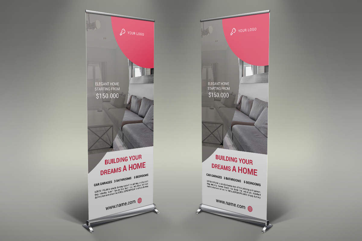 6 Real Estae Roll Up Banners SK, a Presentation Template by UNIK Agency (Photo 6 of 7)