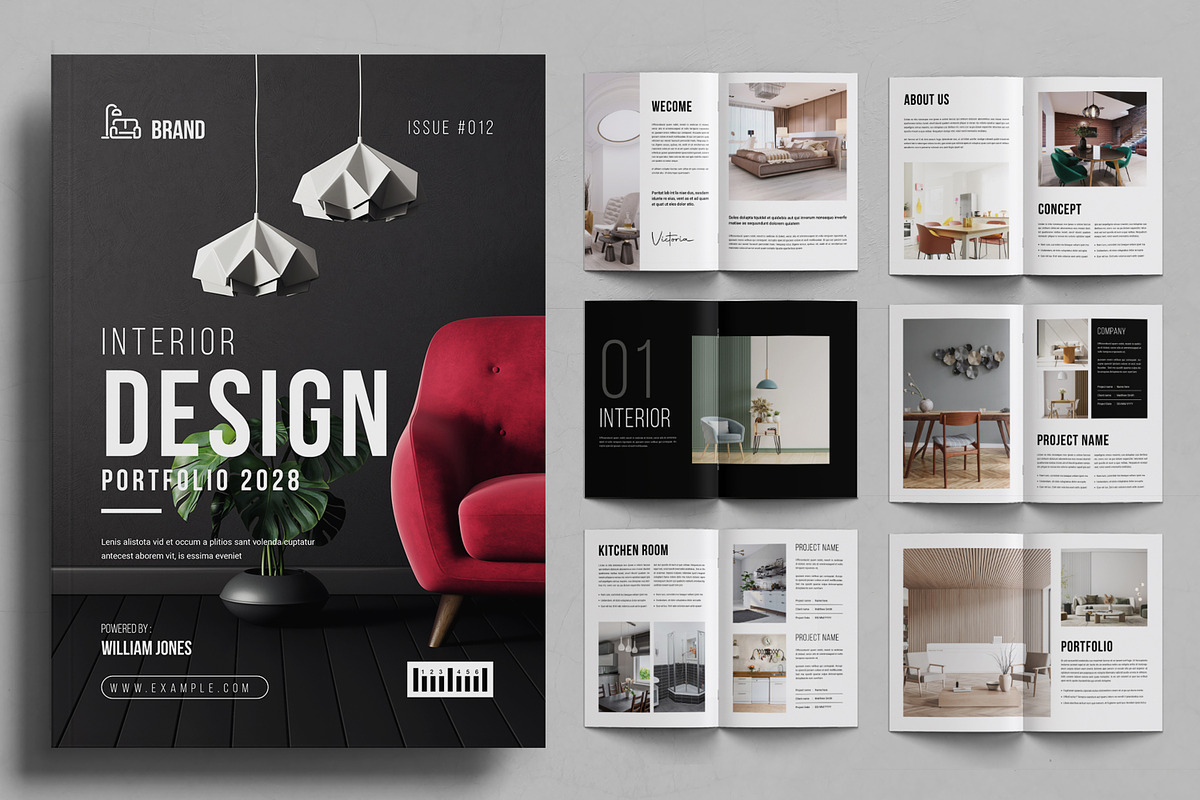 Interior Book Layout, a Brochure Template by ContestDesign (Photo 1 of 3)