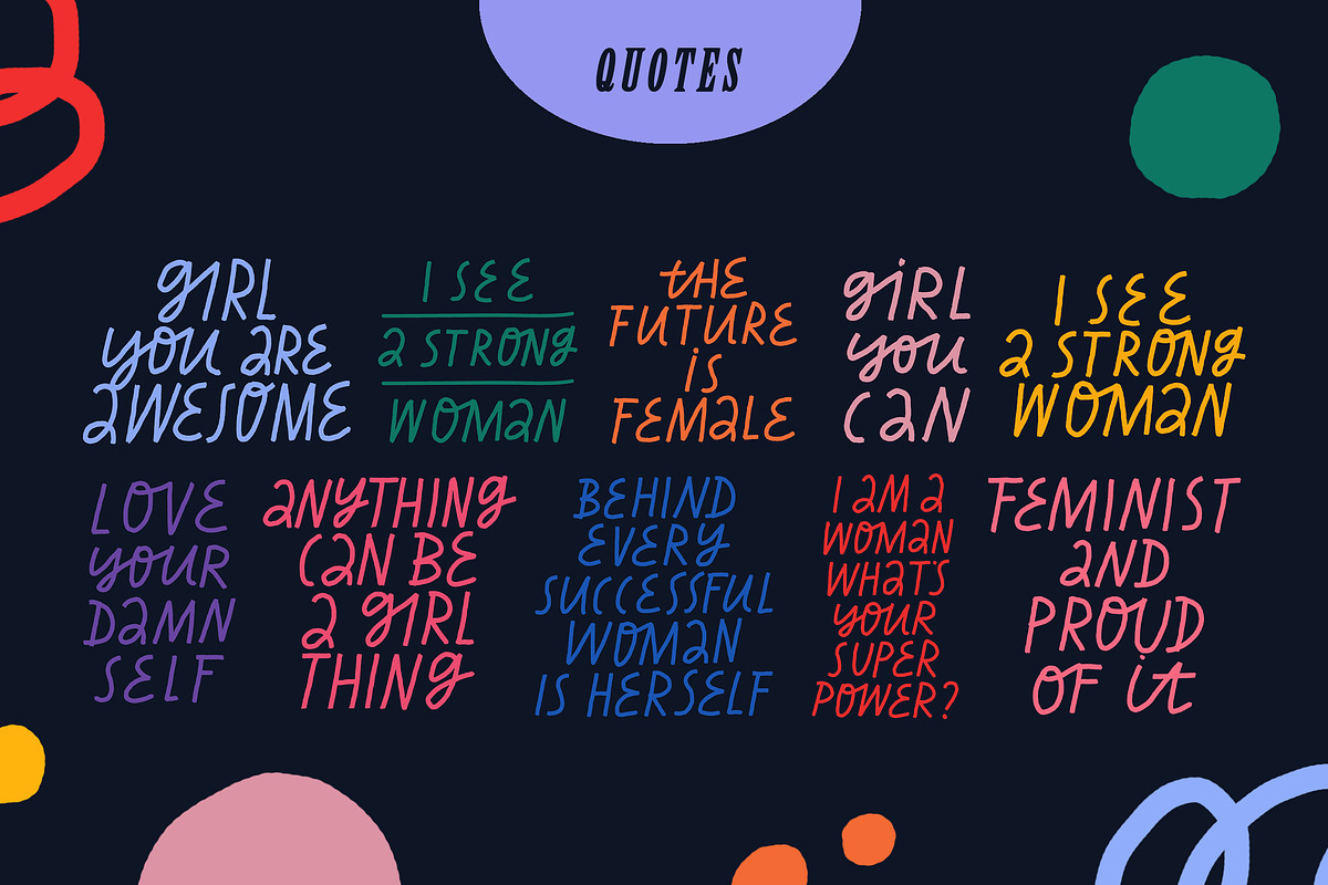 GIRLS: Quotes and Elements, an Object Graphic by Anny (Photo 8 of 14)