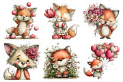 Whimsical Spring Funny Fox Clipart, an Illustration by Daily.Designs (Thumbnail 5 of 8)