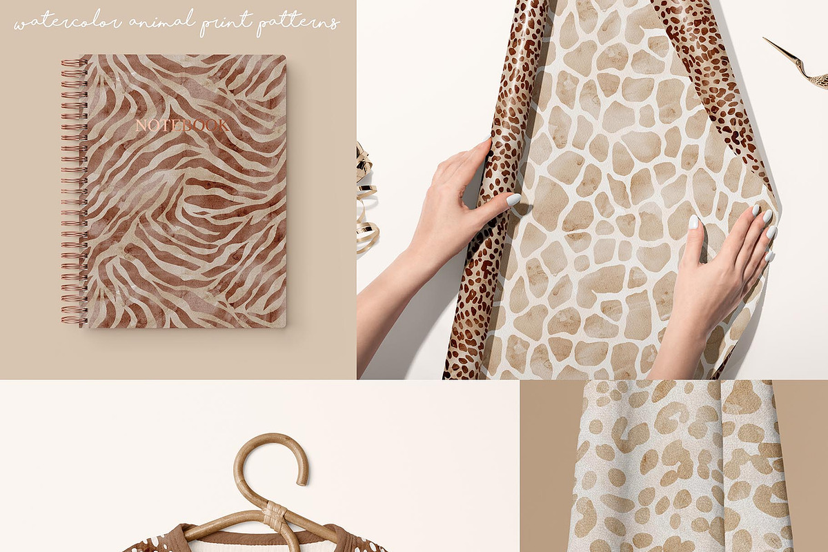 Animal Print Seamless Patterns, a Pattern Graphic by Julia Dreams (Photo 4 of 11)