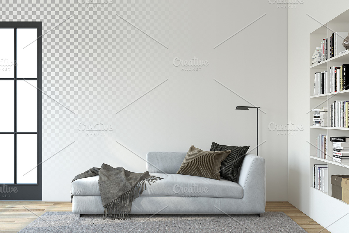 MINIMALIST HOME Wall&Framr Mockups, a Poster Template by MyHomeMockups (Photo 9 of 11)