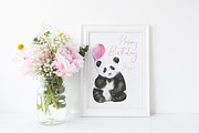Watercolor Panda Family, an Animal Illustration by Catherine Wheel (Thumbnail 8 of 17)