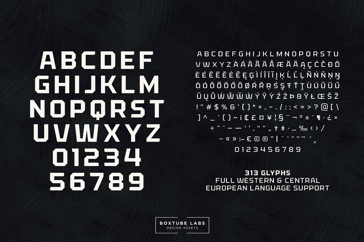 QB One - Variable Display Font, a Sans Serif Font by BoxTube Labs (Photo 2 of 6)