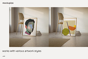 4x5 Leaning Chair Frame Mockup, a Household Mockup by mockupize (Thumbnail 7 of 7)