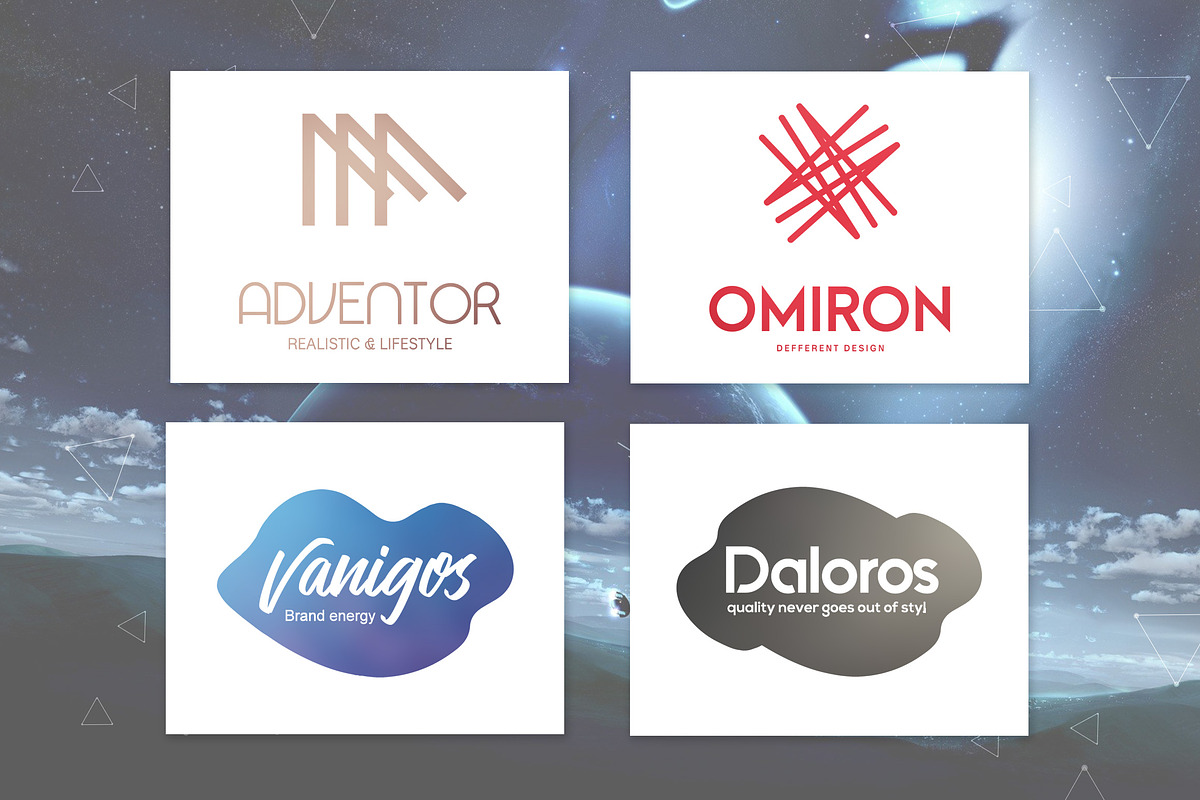 Futuristic & Geometric Logos Bundle, a Branding & Logo Template by AN Productions (Photo 12 of 47)