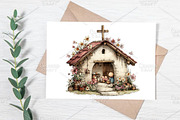 Whimsical Easter Nativity Scene PNG, an Illustration by Canvas Craft (Thumbnail 6 of 7)