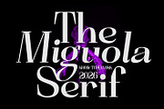 Miguola Serif Humanist, a Serif Font by Khoir (Thumbnail 1 of 12)