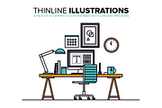Thinline Illustrations Collection, a Finance Illustration by Anatolii Babii (Thumbnail 1 of 4)