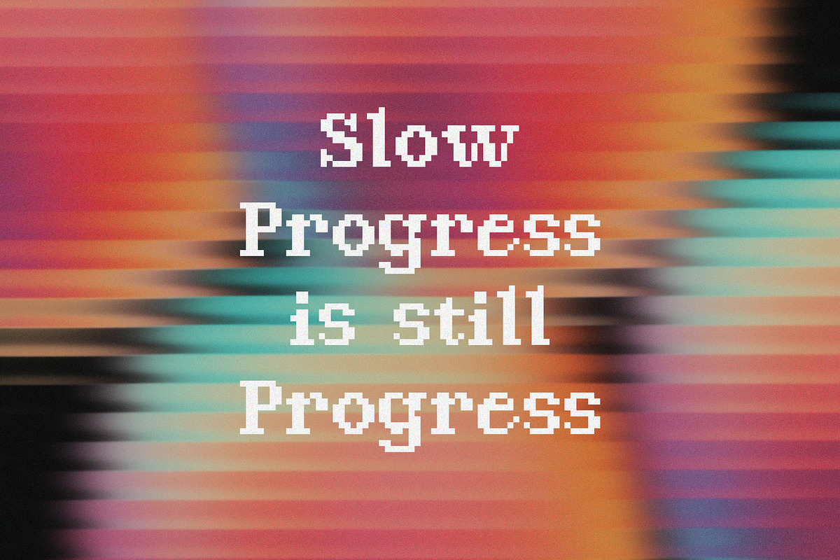 Retro Byte - Modern Pixel Font, a Serif Font by HipFonts (Photo 5 of 8)