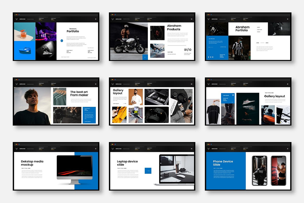 Abraham  – Business PowerPoint Templ, a Presentation Template by Dens Creative Studio (Photo 4 of 6)