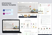 Shopify Ecommerce Website Template, a Design Template by shopcosm (Thumbnail 1 of 2)