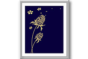 Vector flower background. Graphic, a Decorative Illustration by RODINA (Thumbnail 3 of 3)
