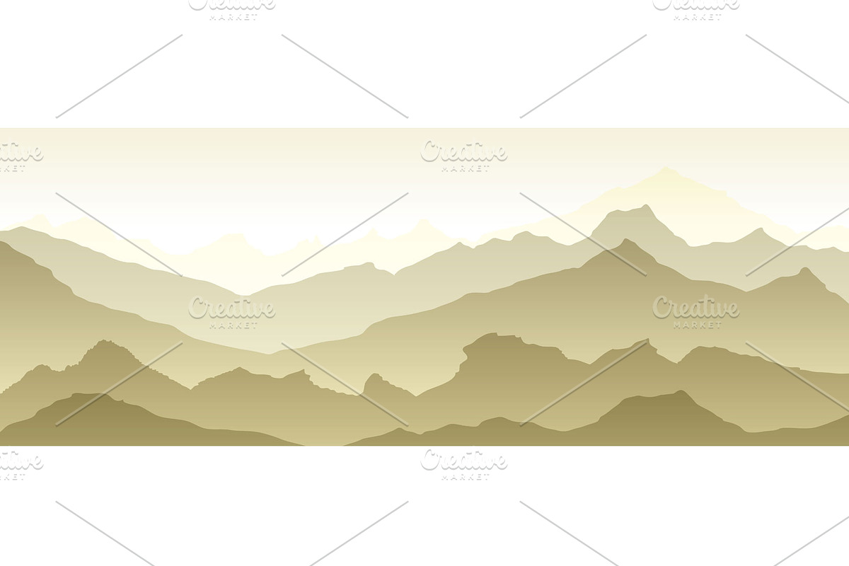 mountains illustration vector, a Texture Illustration by Rommeo79 (Photo 4 of 8)