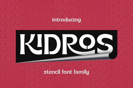 Kidros Typeface, a Serif Font by alit design