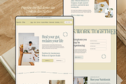 Nourish + Flow Nutritionist Website, a Squarespace Template by Solana Creative Co. (Thumbnail 4 of 13)