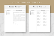 Modern Resume Template - Rosie, a Resume Template by AntDesignStudio (Thumbnail 4 of 9)