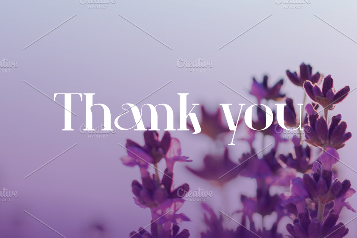 Lavender font luxuri, a Serif Font by DreamColor (Photo 5 of 5)