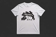 Mama Bear and Cubs Embroidery Design, an Illustration by Purpose Ekbal (Thumbnail 3 of 3)