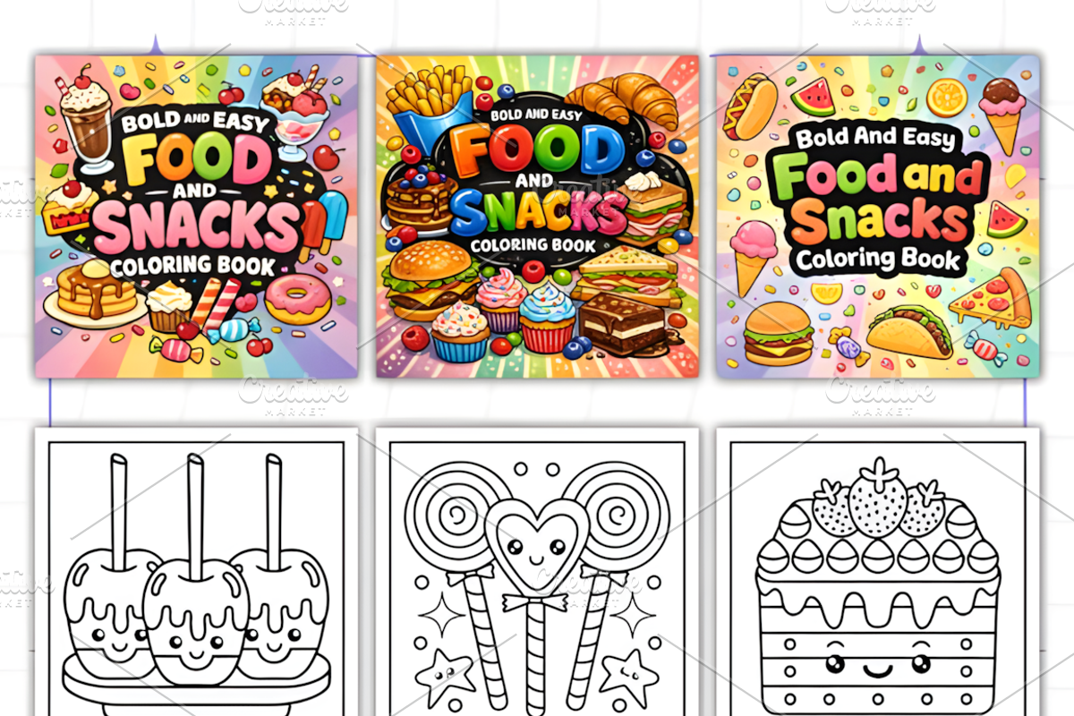 Bold and Easy Food Snacks, a Food Illustration by Ink Gallery (Photo 2 of 4)