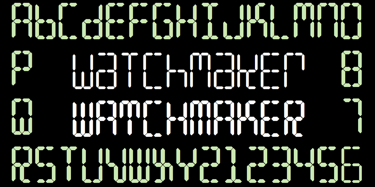 Watchmaker, a Font by Ingrimayne Type (Photo 2 of 5)