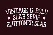 Gluttoner Vintage & Bold Slab Serif, a Serif Font by Lettertype Studio (Thumbnail 7 of 15)
