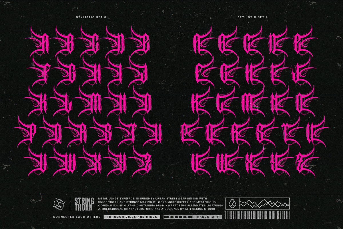 Metal Lung Typeface, a Blackletter Font by alit design (Photo 3 of 20)
