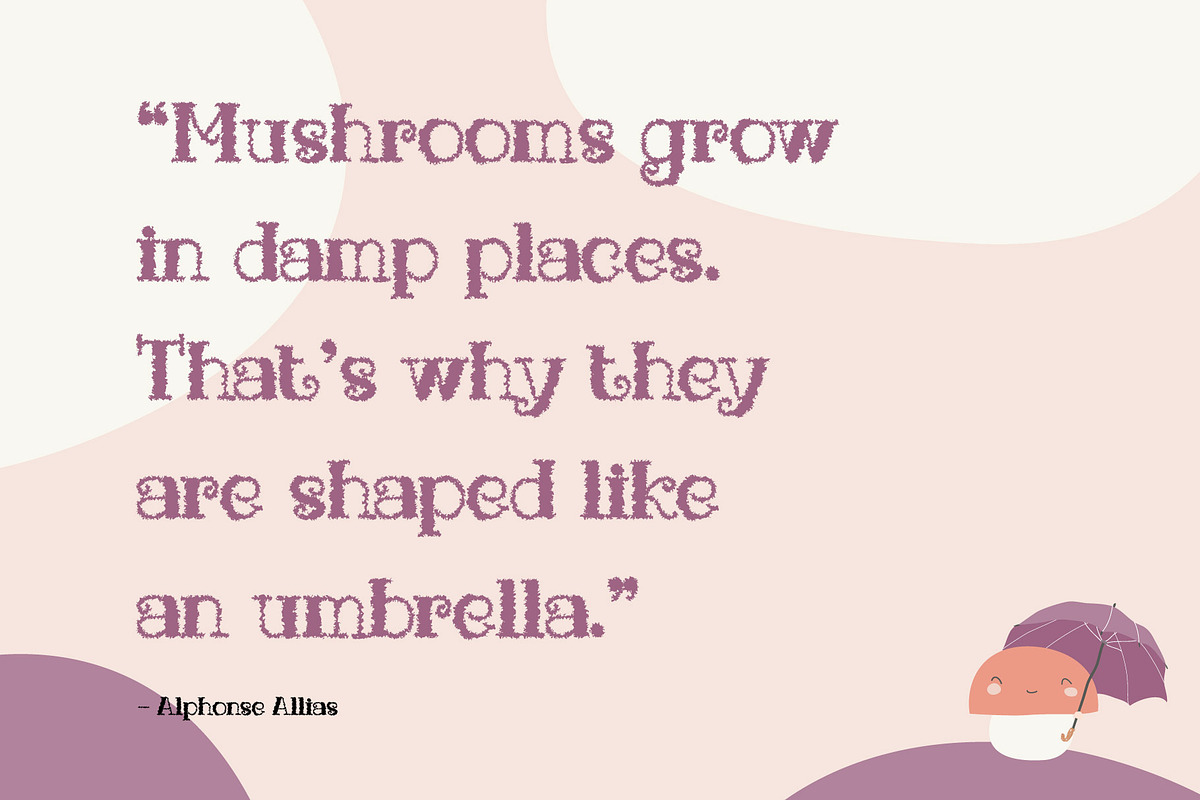 Mushgroof - Cute Display, a Slab Serif Font by Lemon Studio Type (Photo 3 of 6)