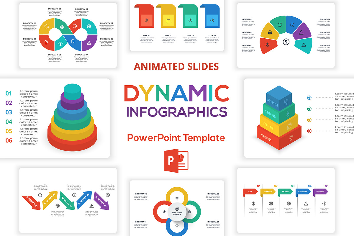 Set Presentation PowerPoint Template, a Presentation Template by Infographics project (Photo 3 of 21)
