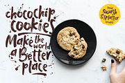 Sweet Bitters Fonts + EXTRAS!, a Script Font by Zerowork Studio (Thumbnail 7 of 10)