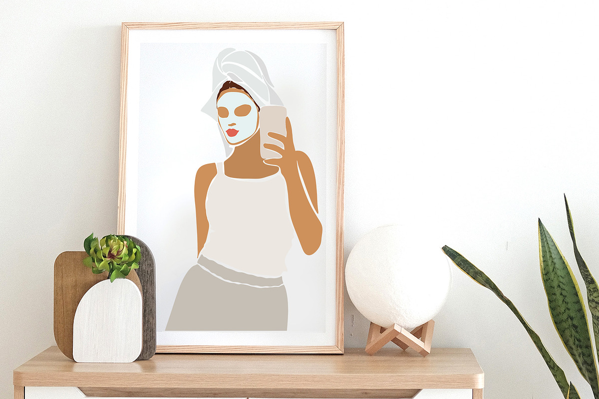 WOMEN SCENE OF LIFE BUNDLE, a Decorative Illustration by ArtOLB (Photo 8 of 10)