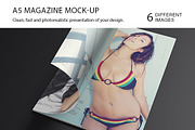 Opened Magazine Mock up, a Print Template by ItemBridge (Thumbnail 1 of 5)
