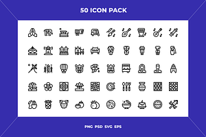 Thailand icons, an Icon by Wencory